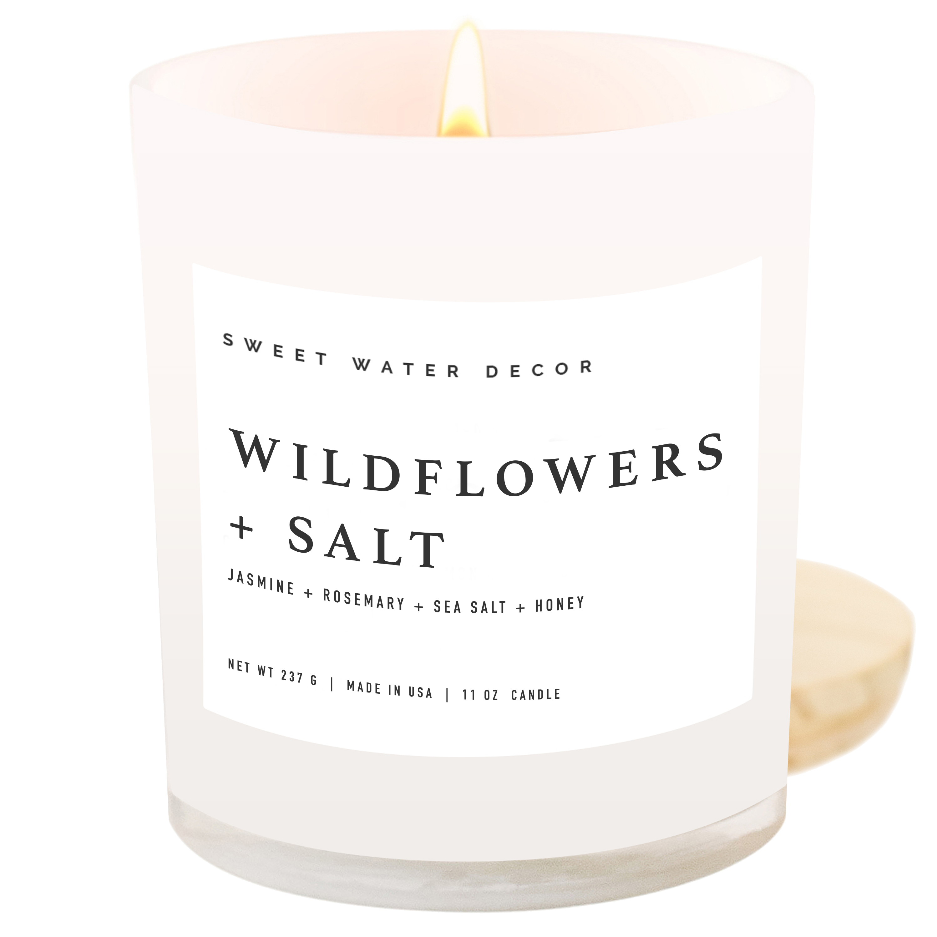 Wildflowers and Salt 11 oz Soy Candle - Home Decor & Gifts