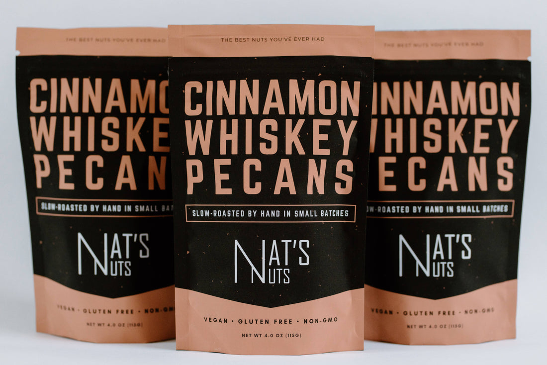 Cinnamon Whiskey Pecans