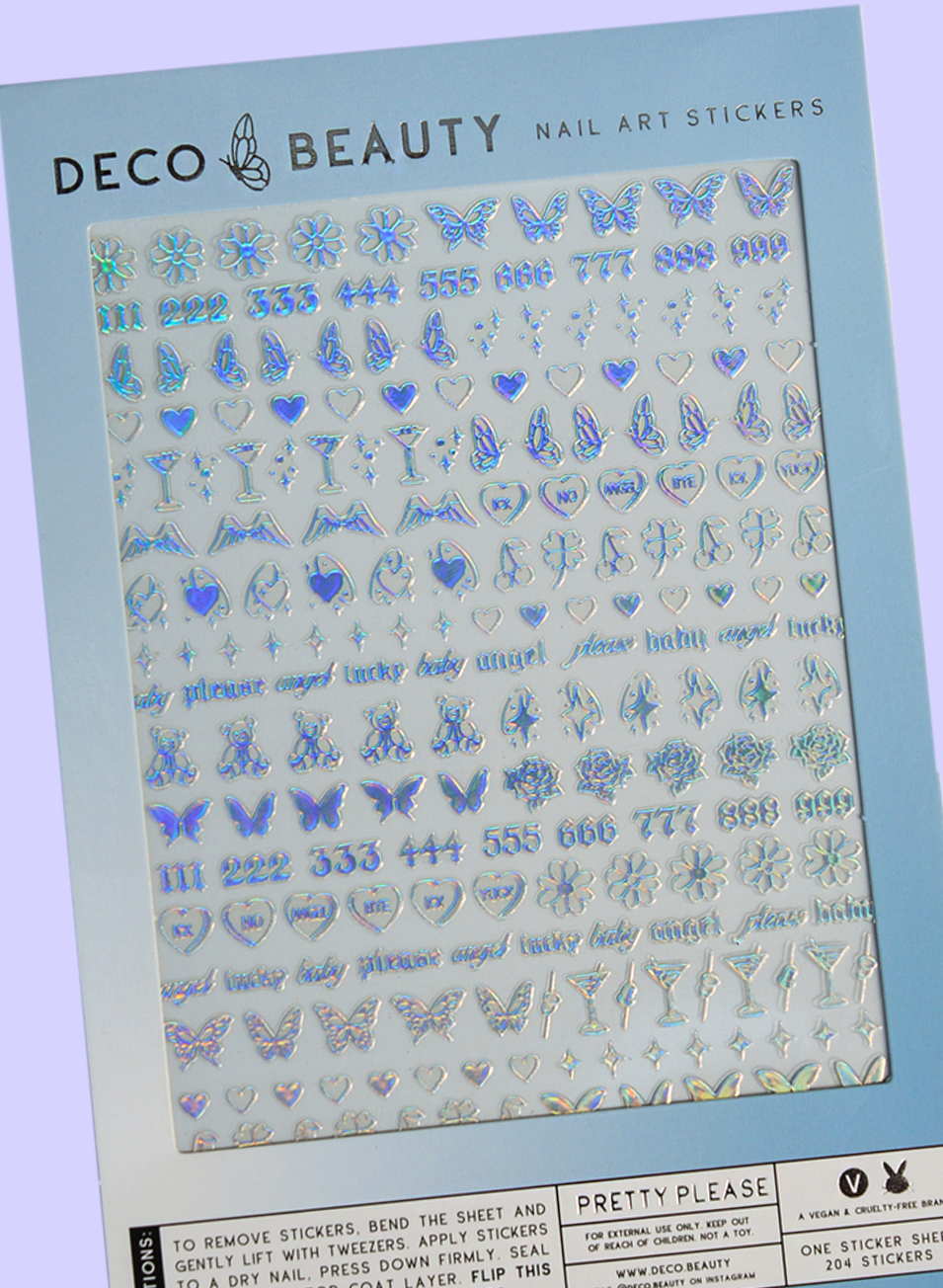 Nail Art Stickers - PRETTY PLEASE