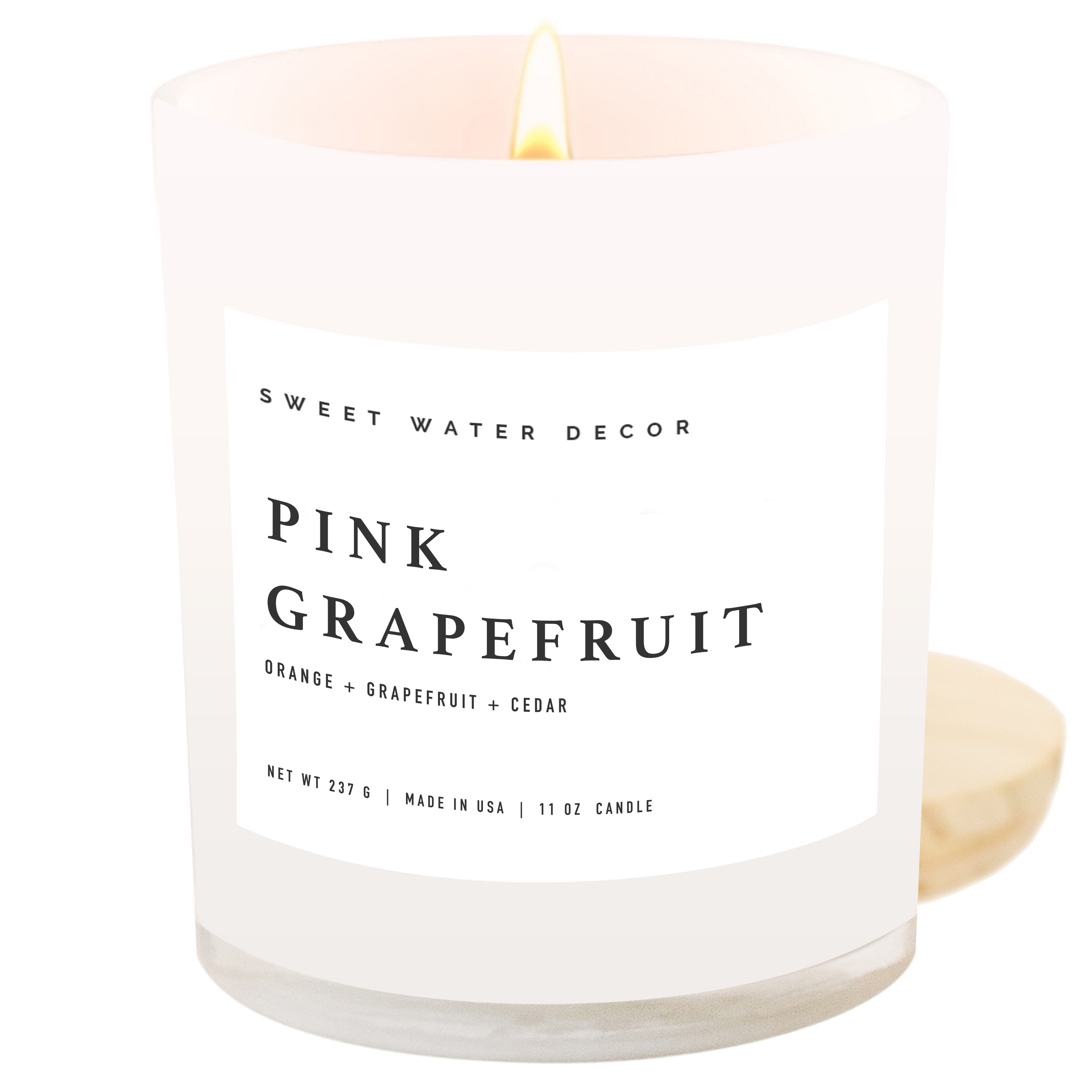 Pink Grapefruit 11 oz Soy Candle