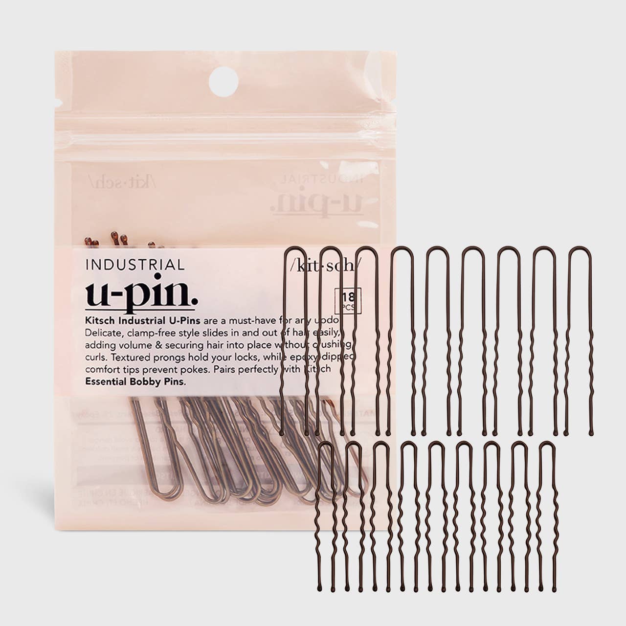 KitschPRO U Pins - Brown