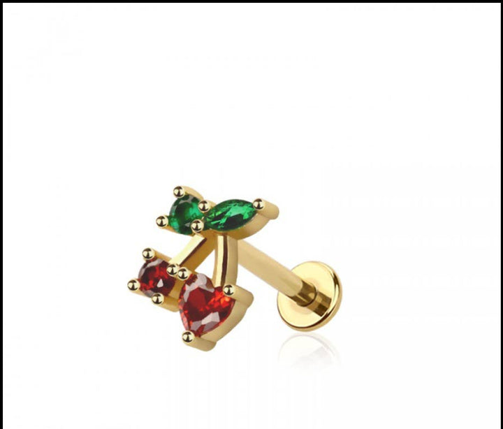 CZ CHERRY TOP 316L SURGICAL STEEL THREADLESS