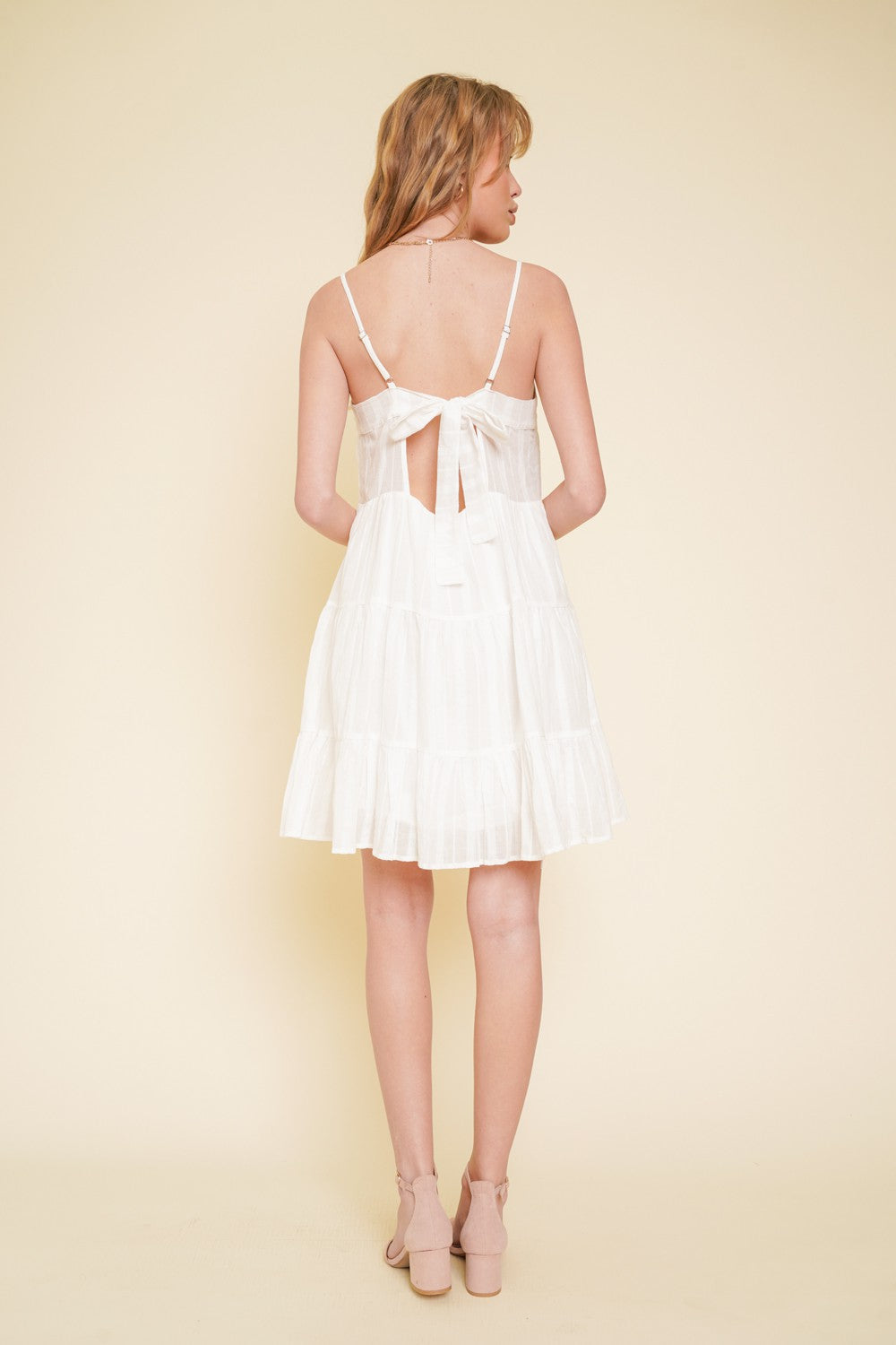 Back Detailed Babydoll Dress