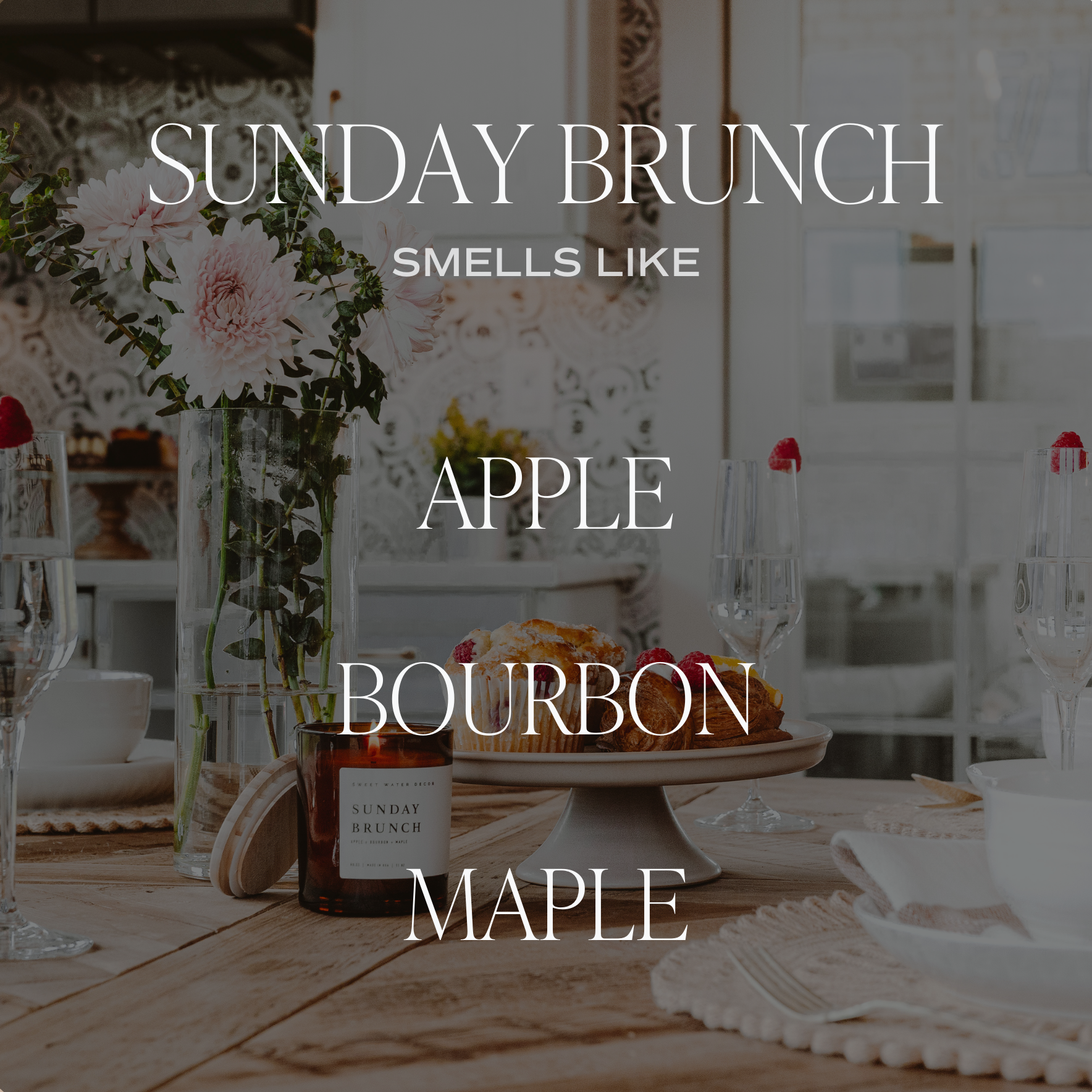 Sunday Brunch 9 oz Soy Candle - Home Decor & Gifts
