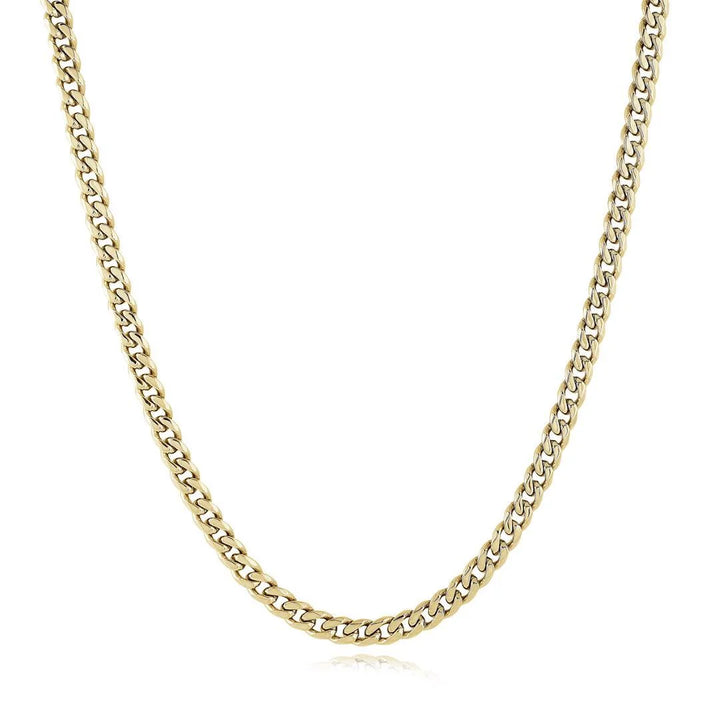 S.STEEL POLISHED 4.6MM-CURB 20"-CHAIN