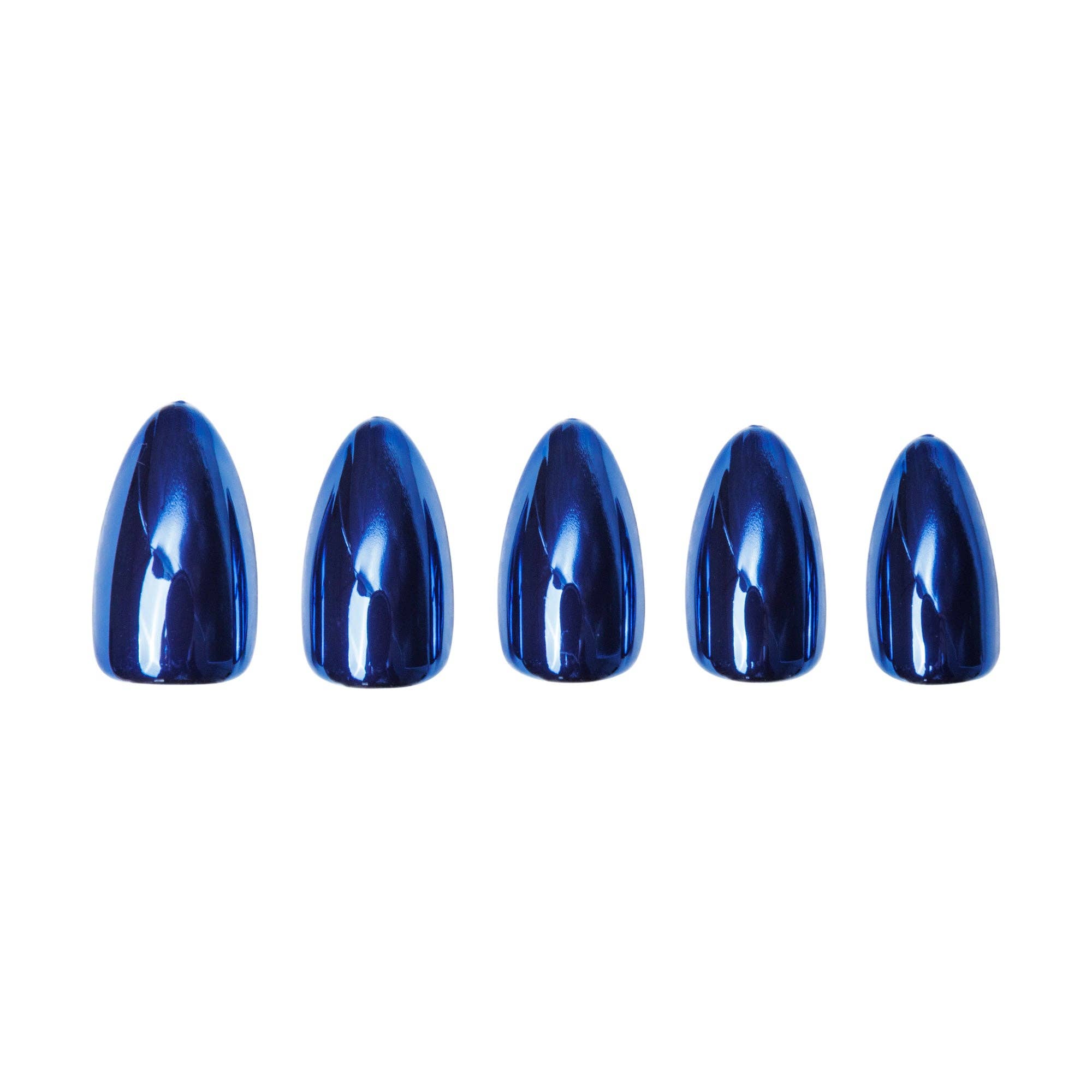 Blue Steel Press-On Nails