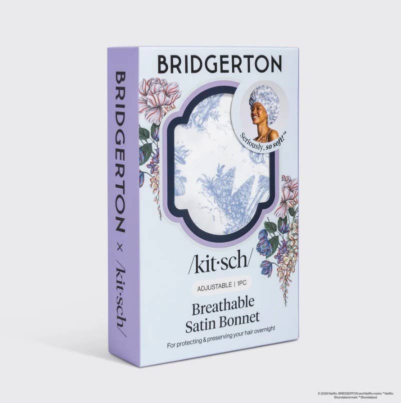 Bridgerton x Kitsch Breathable Satin Bonnet