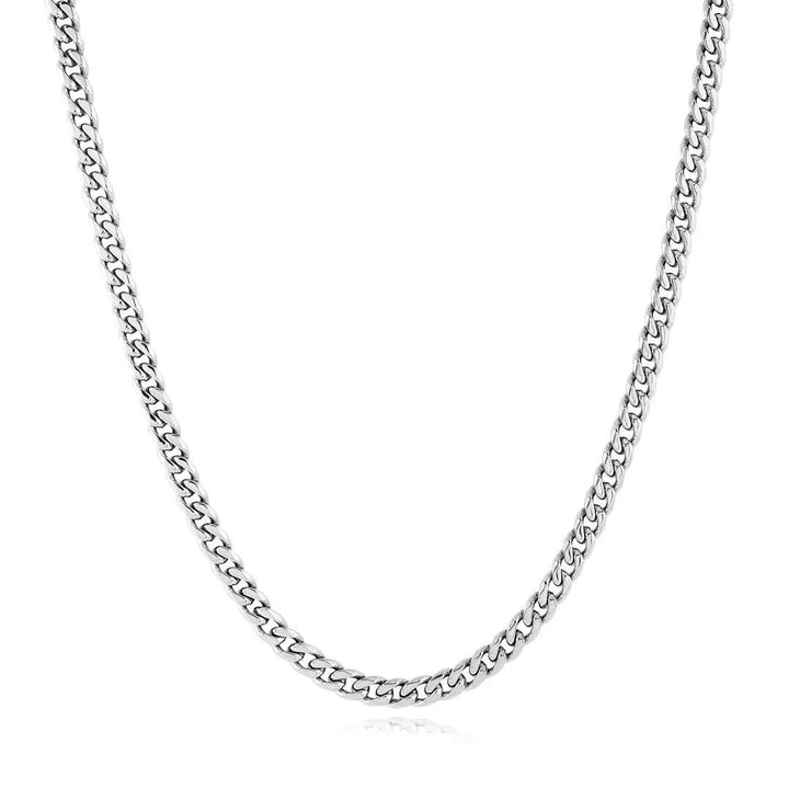 S.STEEL POLISHED 4.6MM-CURB 20"-CHAIN
