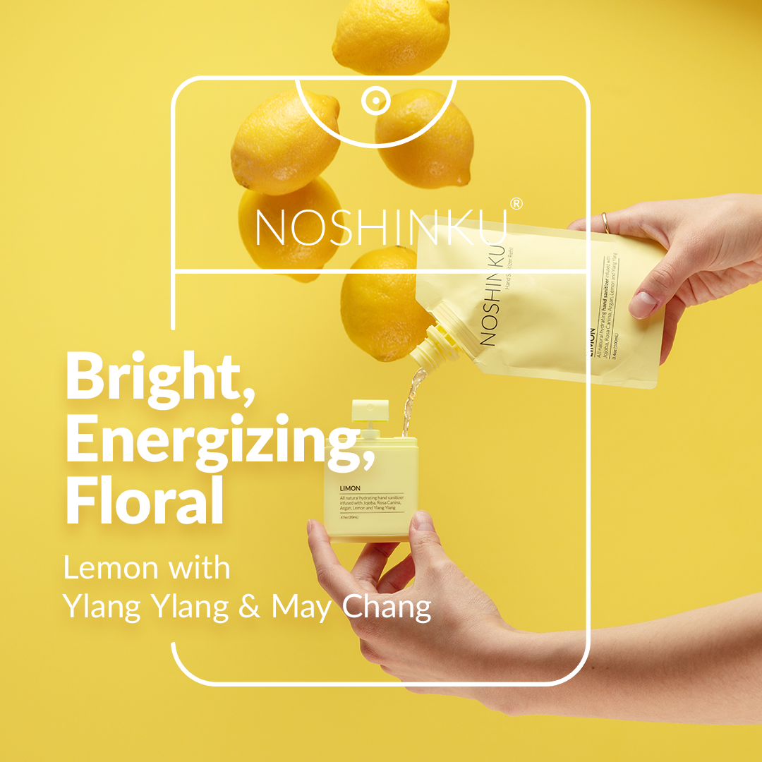 Lemon Ylang-Ylang Moisturizing Pocket Sanitizer | Refillable