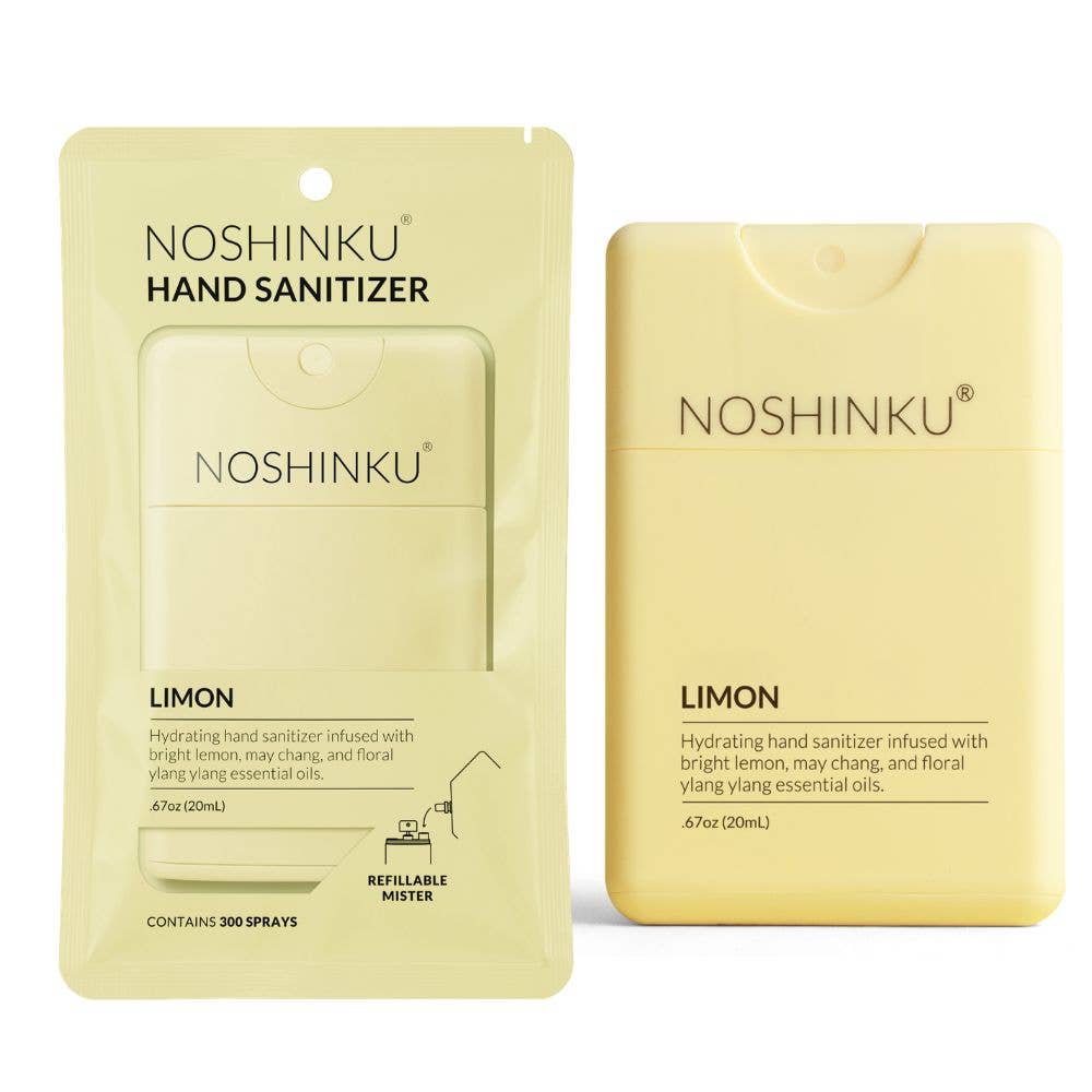 Lemon Ylang-Ylang Moisturizing Pocket Sanitizer | Refillable