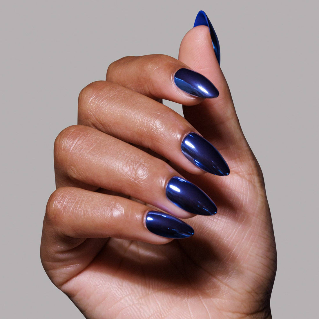 Blue Steel Press-On Nails