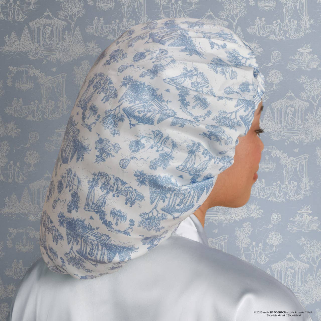 Bridgerton x Kitsch Breathable Satin Bonnet