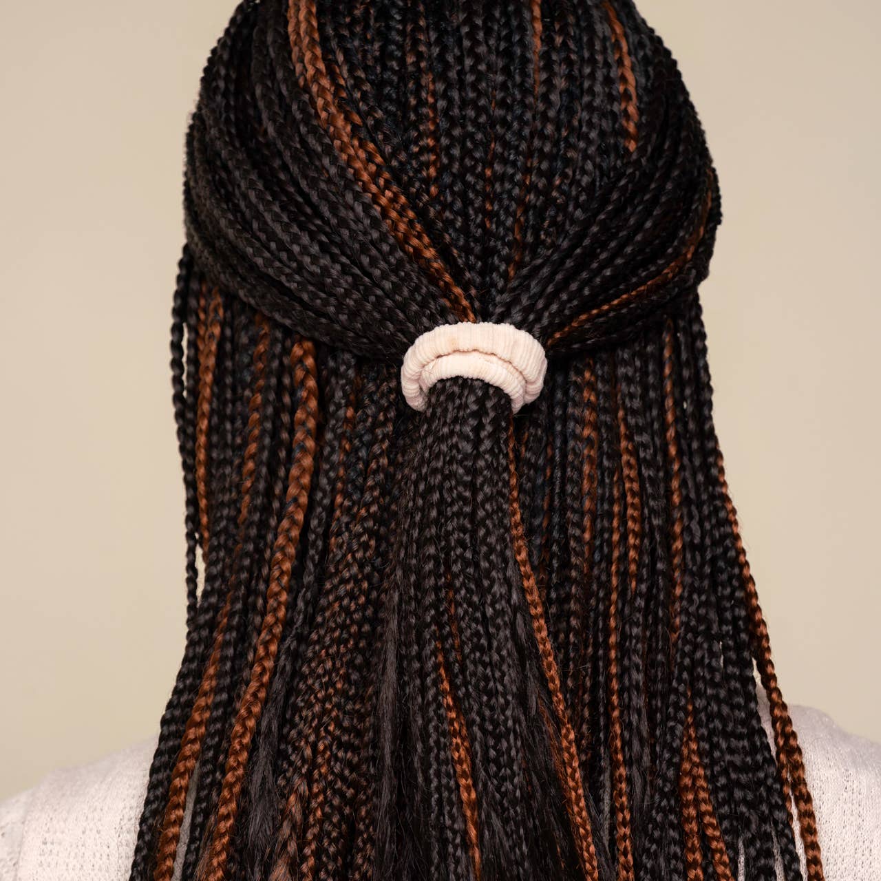 Recycled Fabric Ribbed Hair Elastics 10pc Set