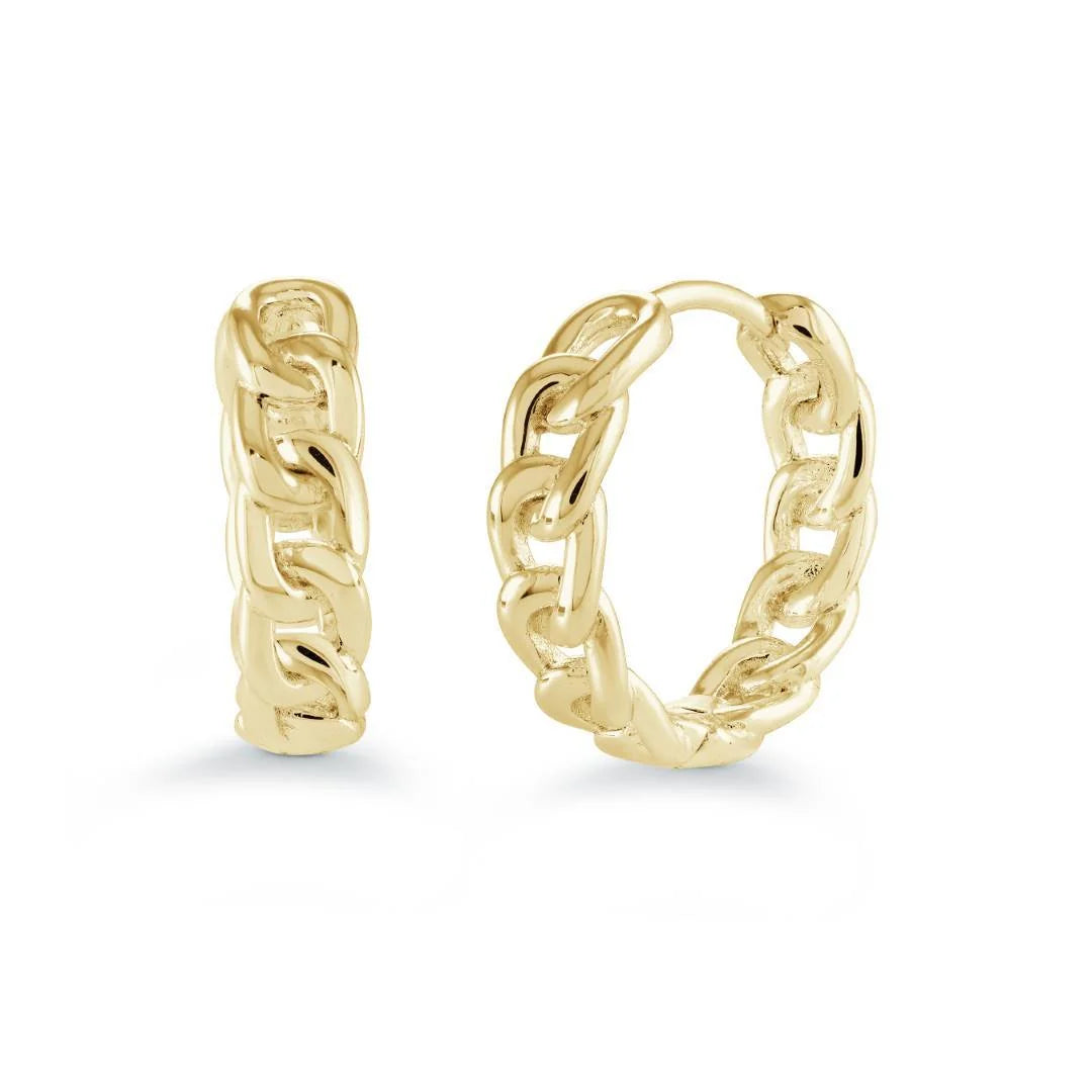 S.STEEL CURBAN HOOP EARRINGS