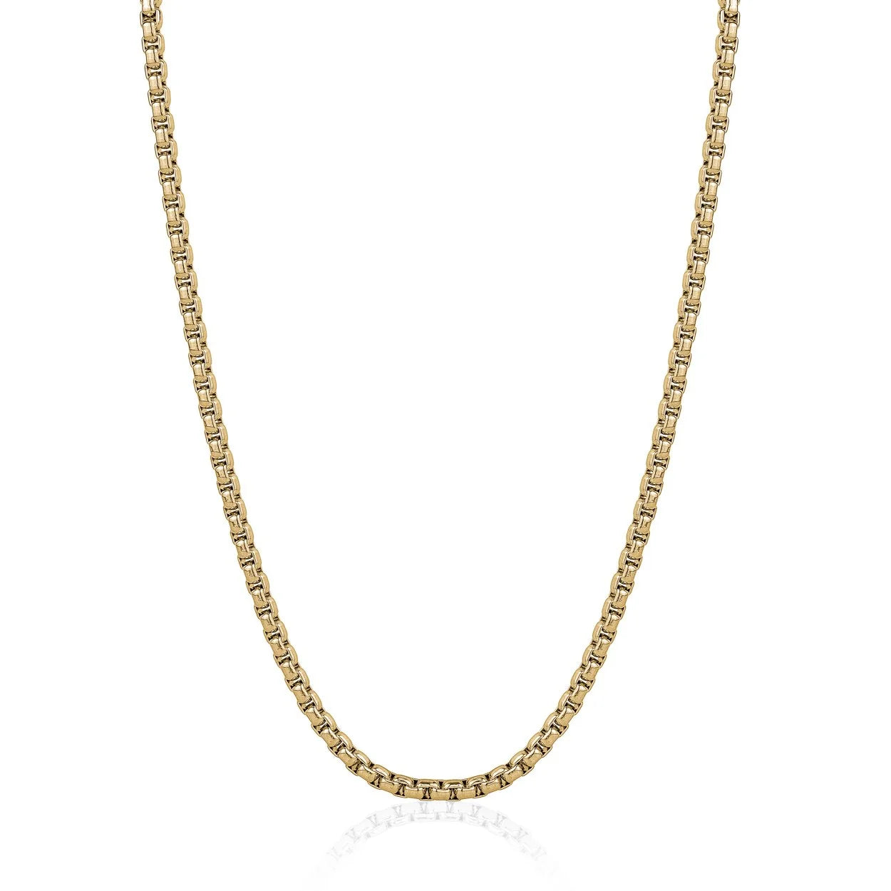 S.STEEL POLISHED 3.5MM-ROUND-BOX