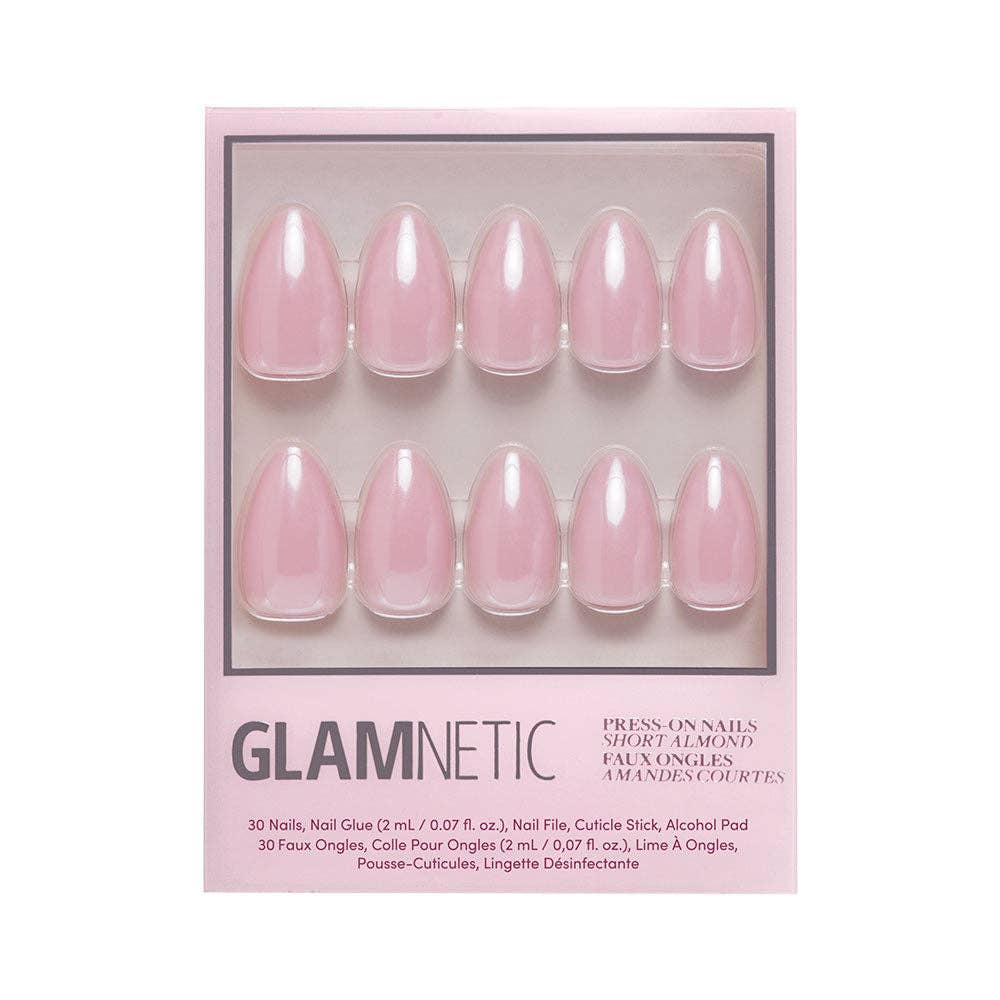 First Kiss Press-On Nails | Short Almond