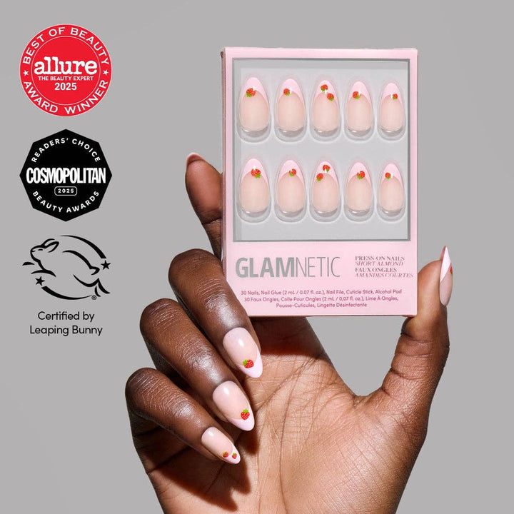 Strawberry Bits Press-On Nails
