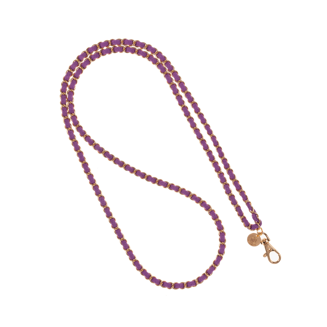 Deep Purple Crossbody Phone Chain