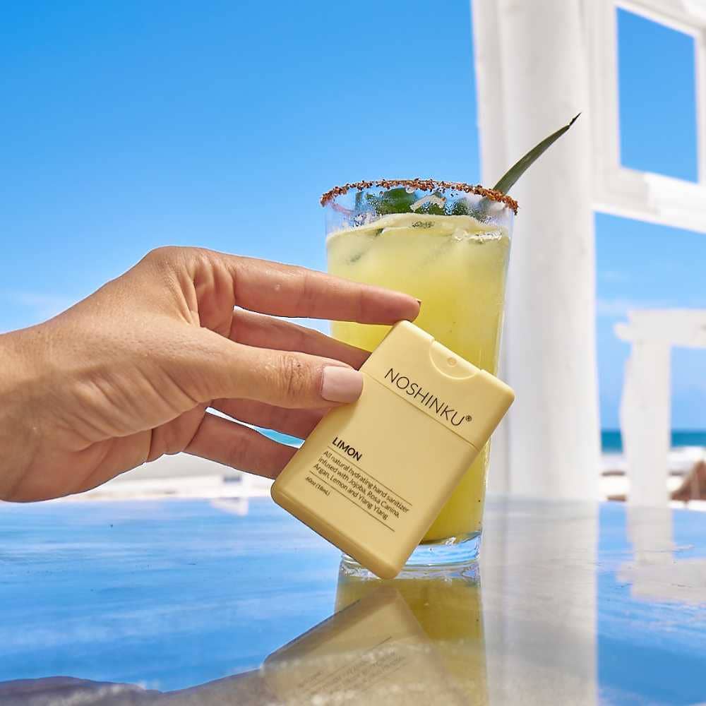 Lemon Ylang-Ylang Moisturizing Pocket Sanitizer | Refillable