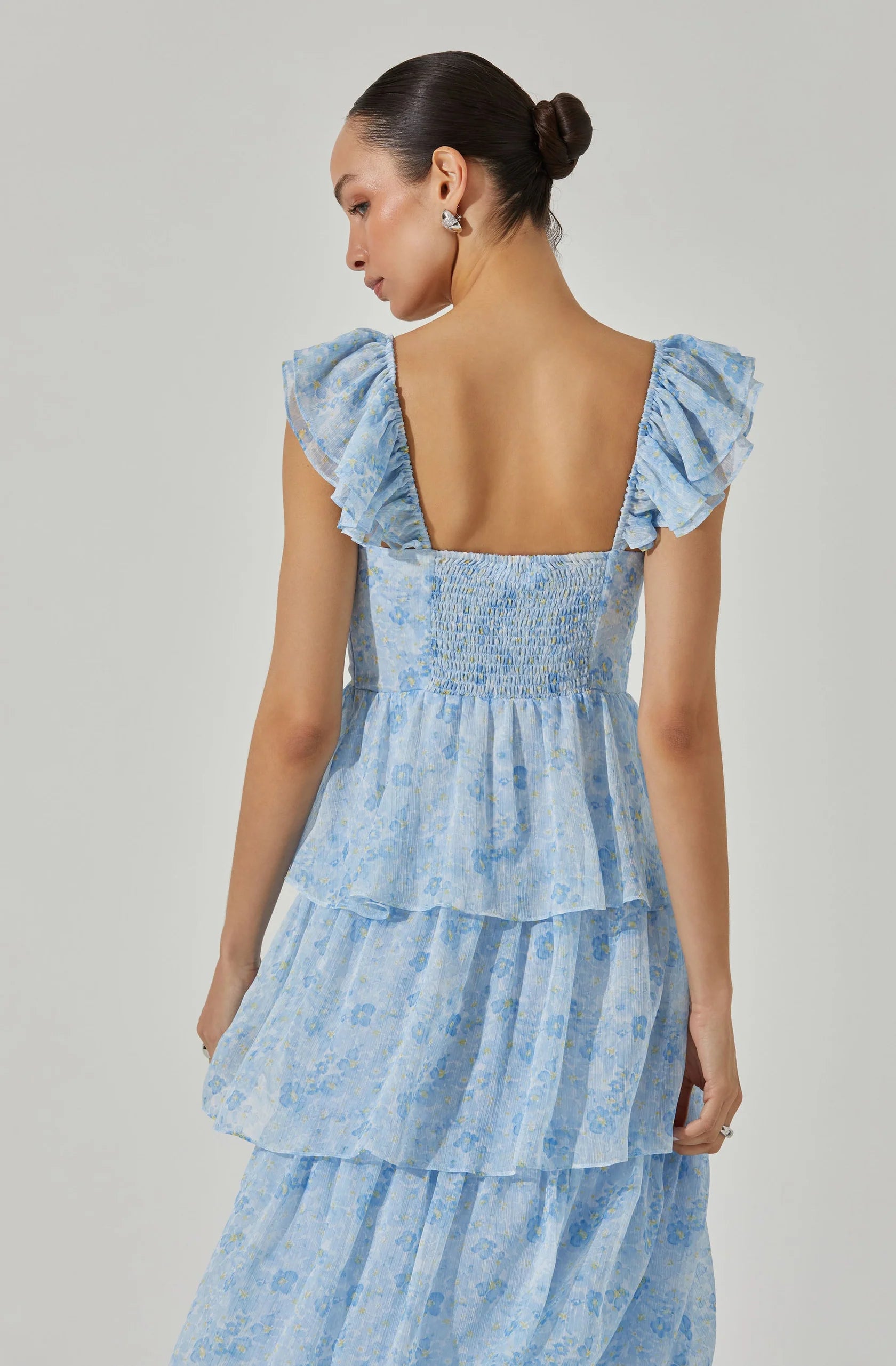 Midsummer Floral Tiered Maxi Dress