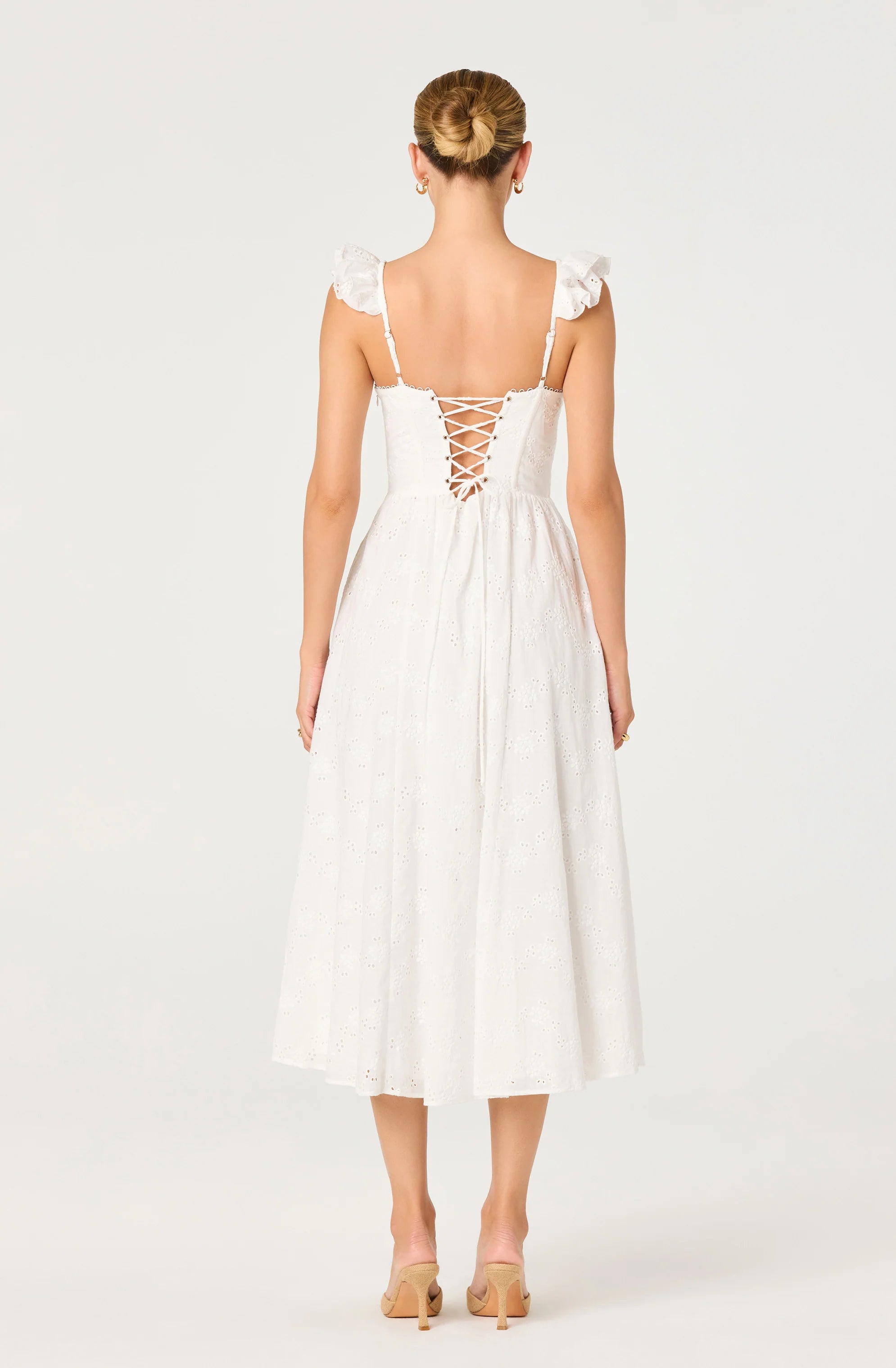 Wedelia White Lace Dress