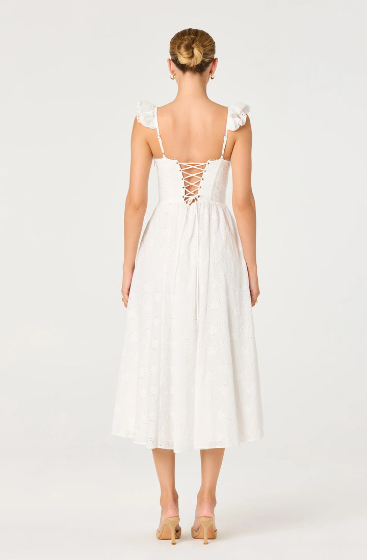 Wedelia White Lace Dress