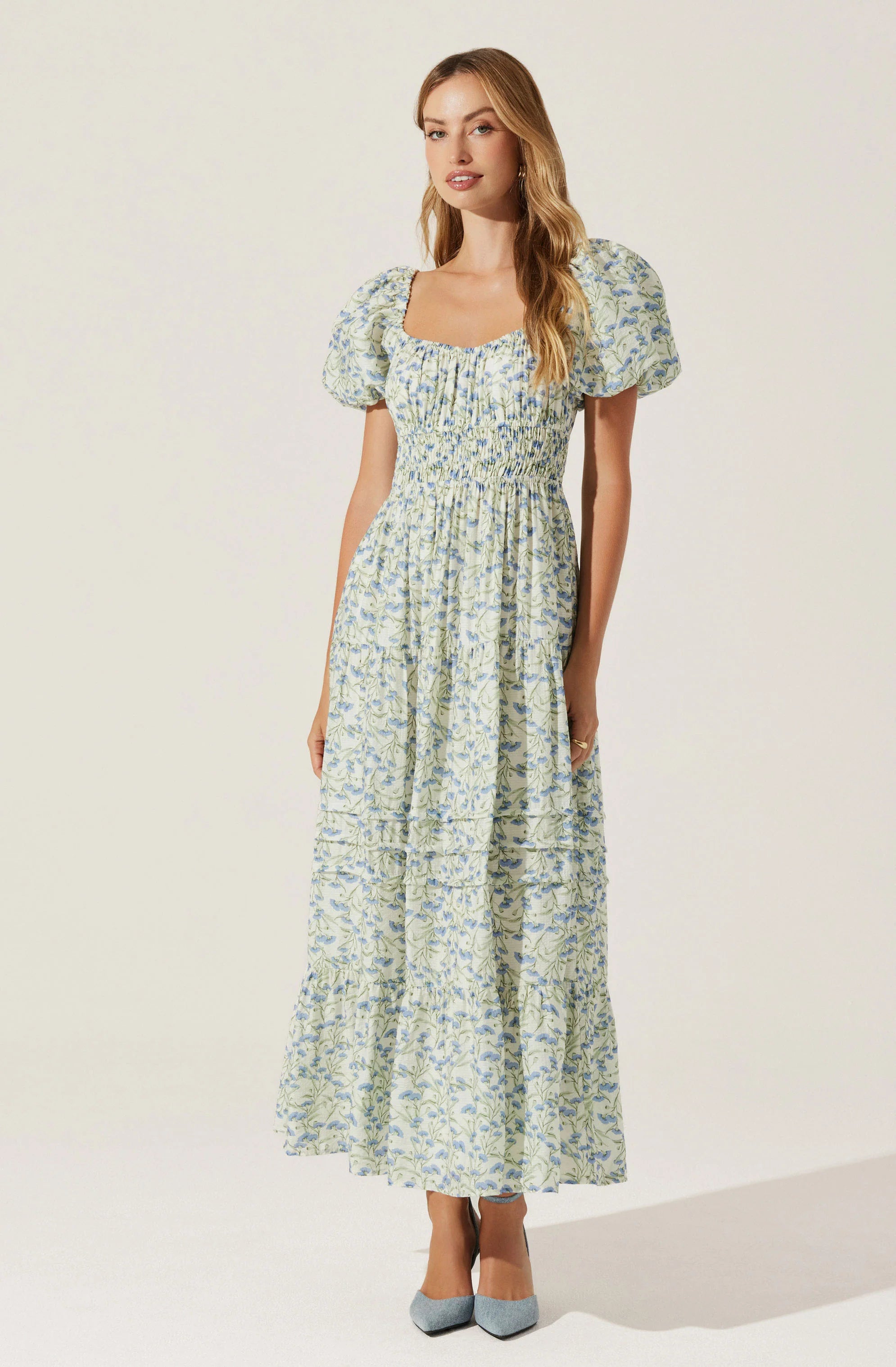 Florentina Floral Tiered Maxi Dress