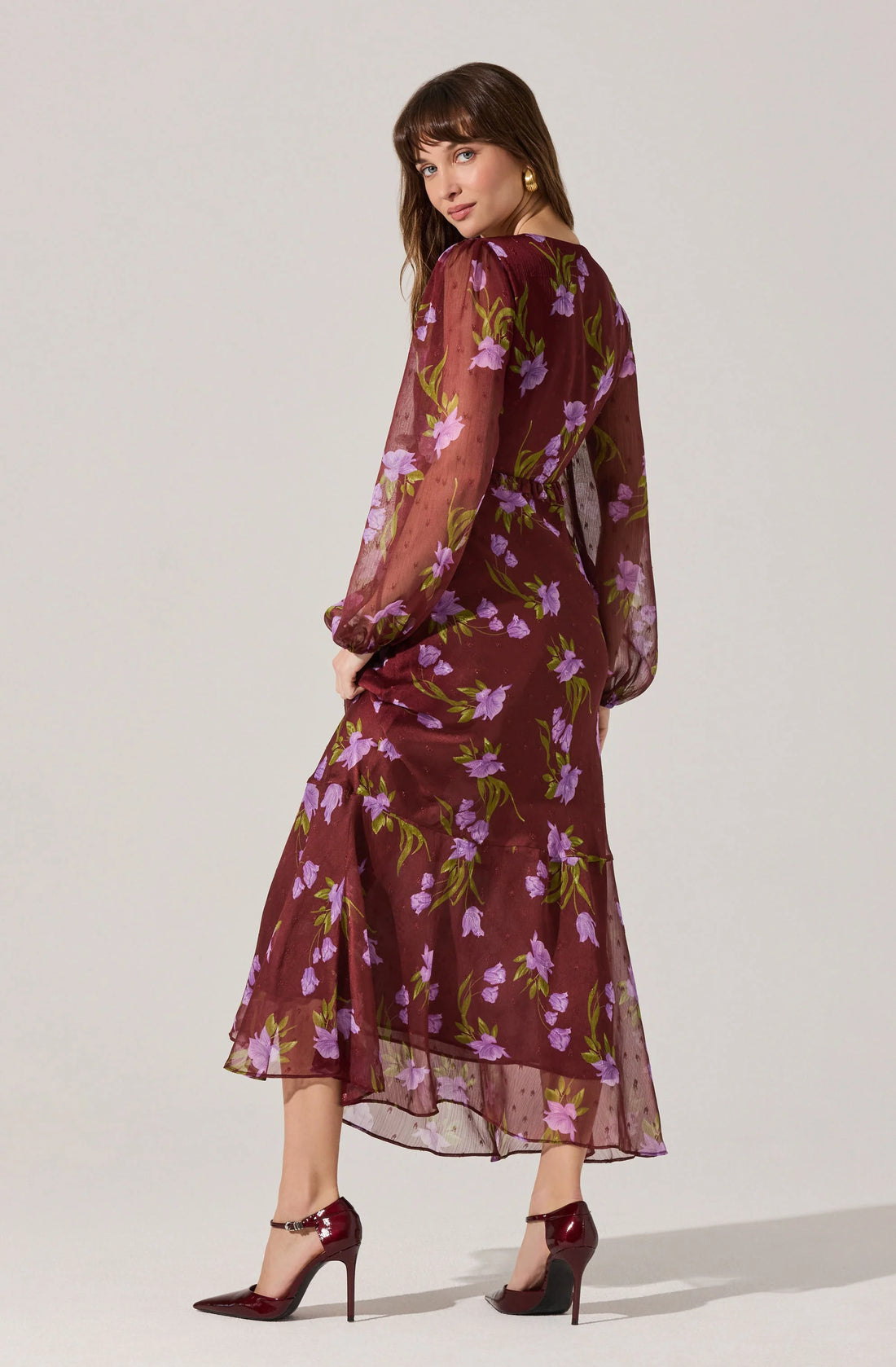Calantha V-Neck Floral Maxi Dress
