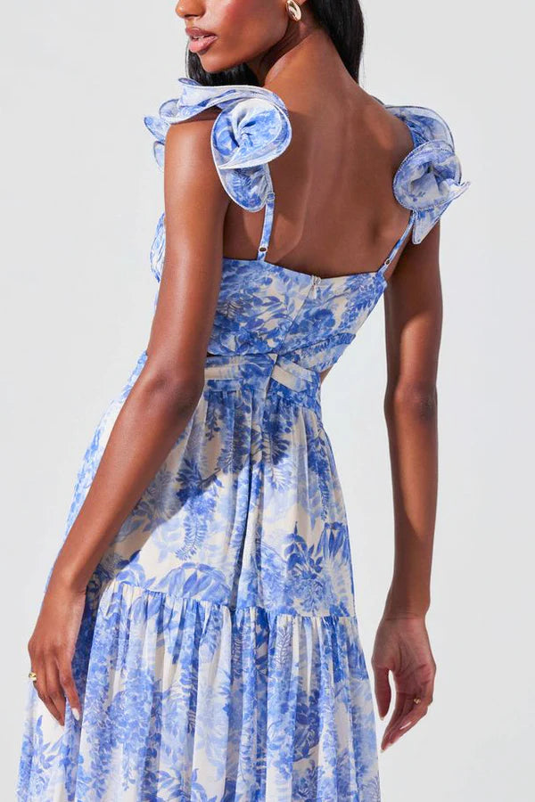 Fritillaria Floral Maxi Dress