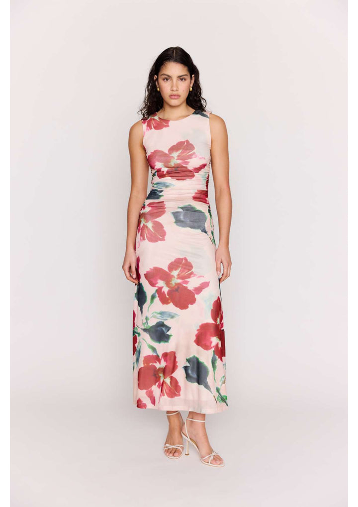 Arabella Mesh Midi Dress