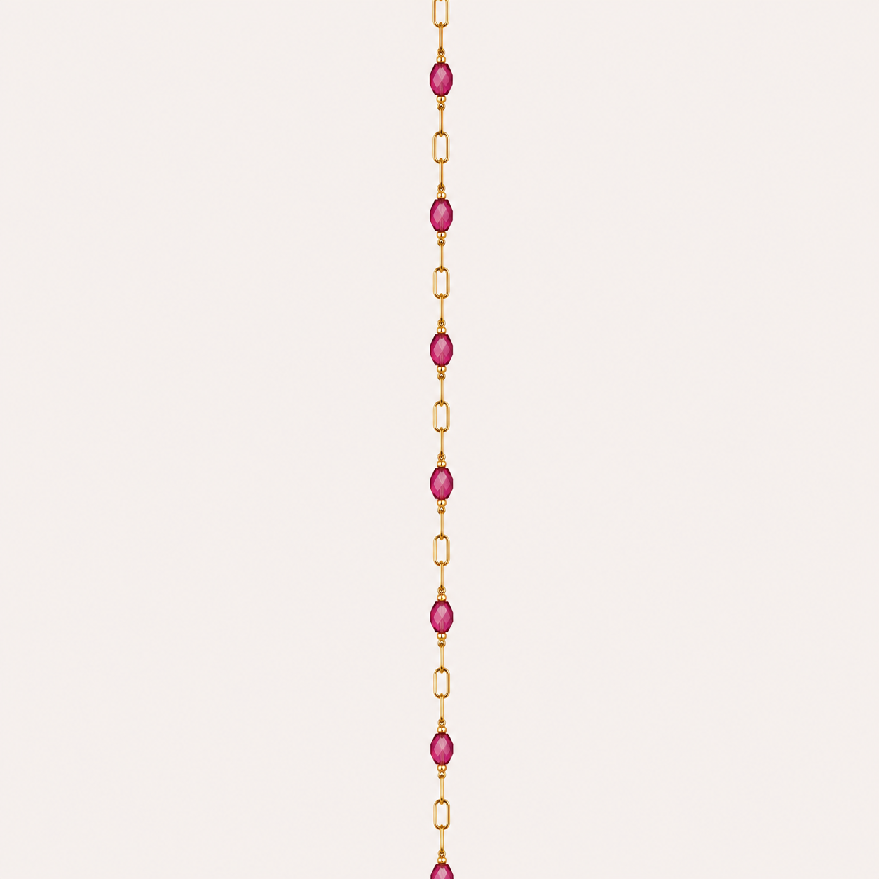 Fuchsia Enamel Half Dapped Sunburst