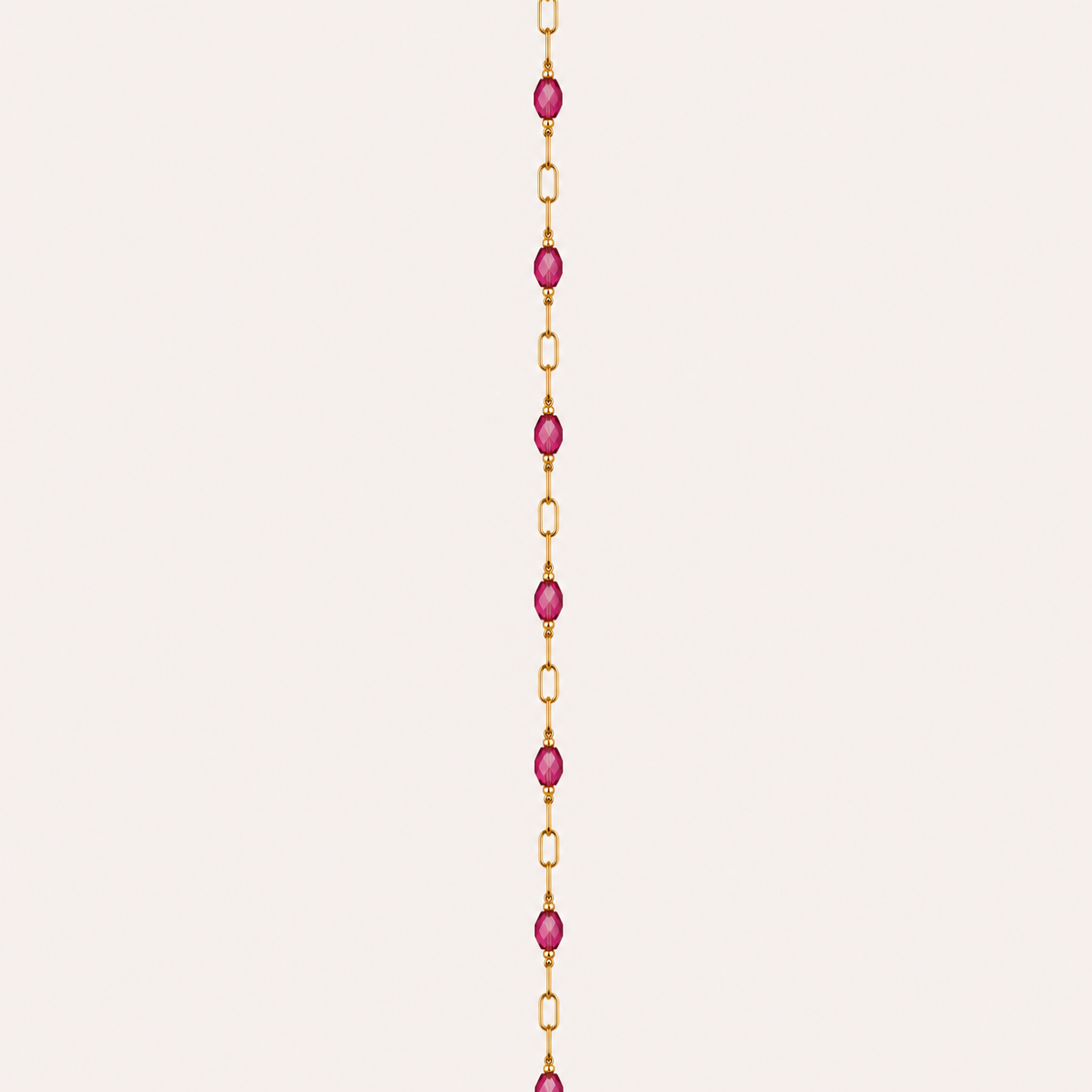 Fuchsia Enamel Half Dapped Sunburst