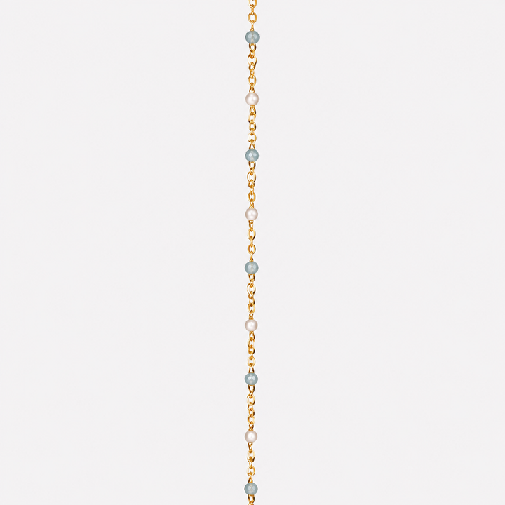 Celestial Blue & White Enamel Cable