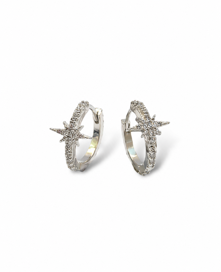 Petite polaris accent huggie earring