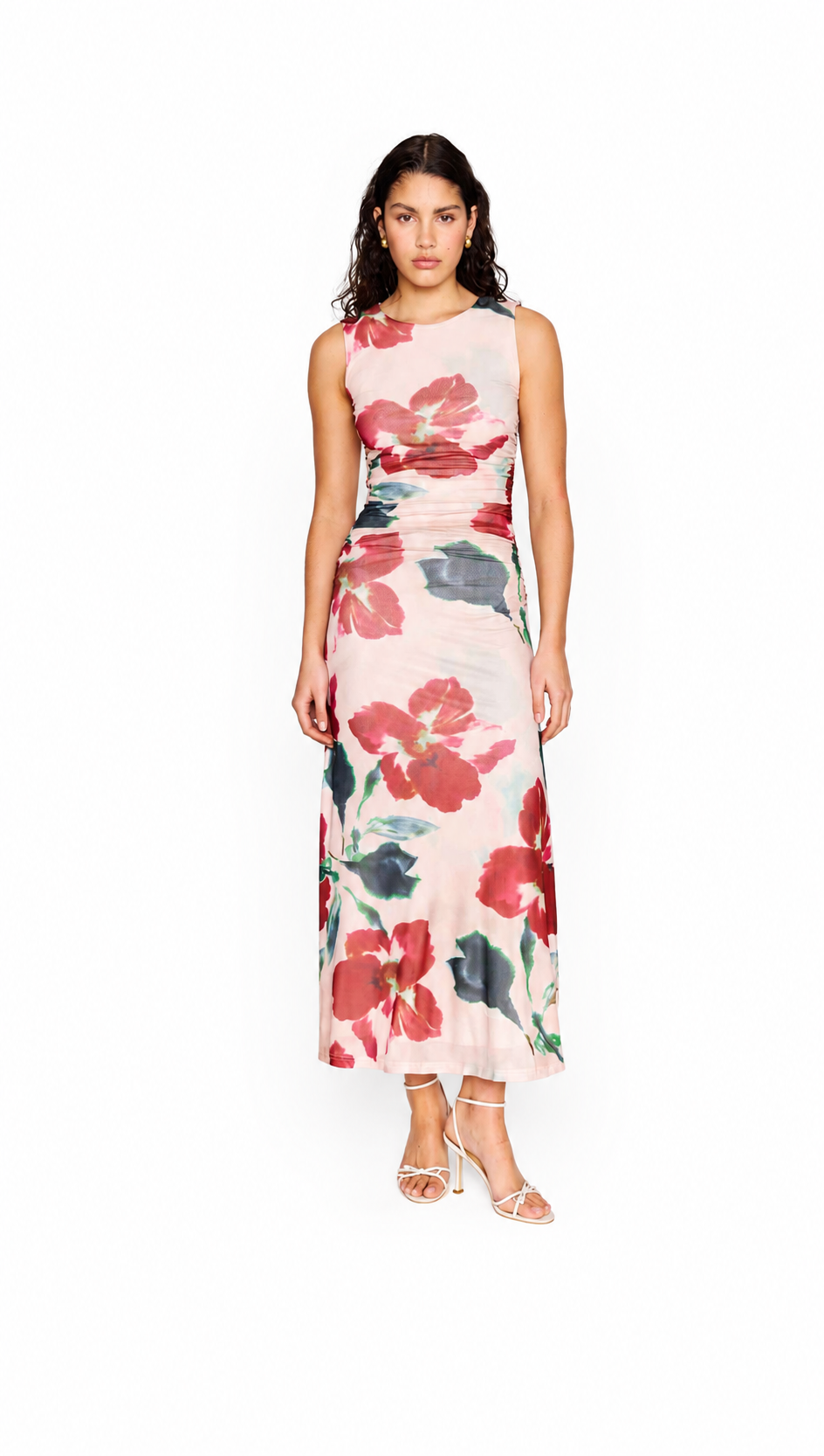 Arabella Mesh Midi Dress