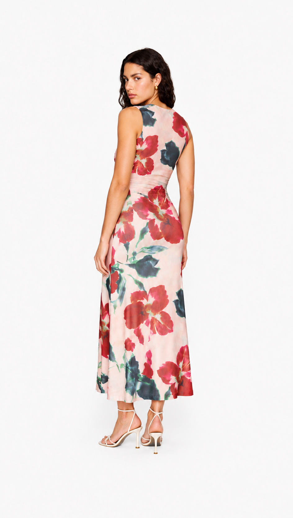 Arabella Mesh Midi Dress