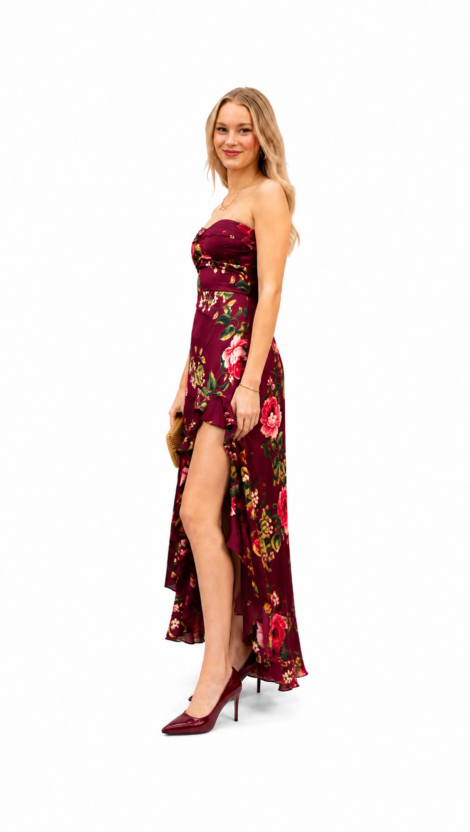 Merlot Rose Dress