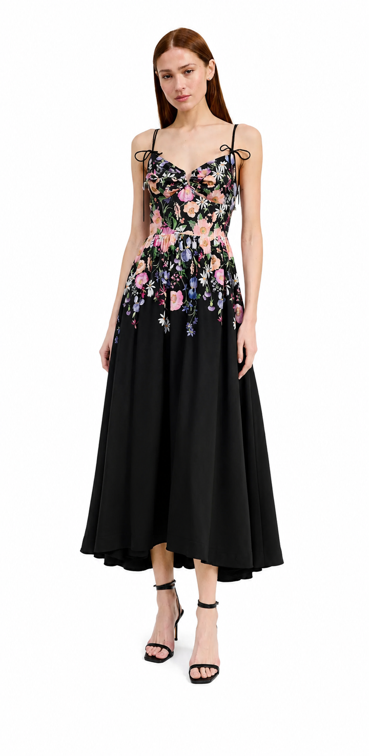 Nannette Tie Maxi Dress