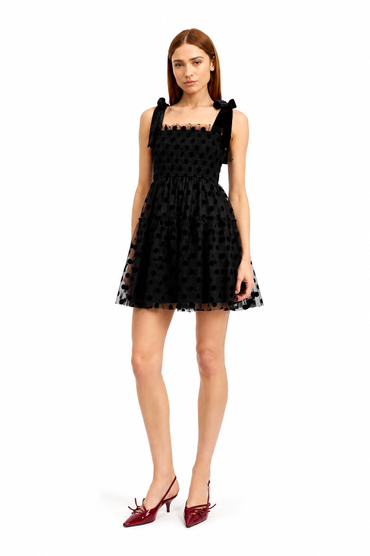 Smocked Mini Dress