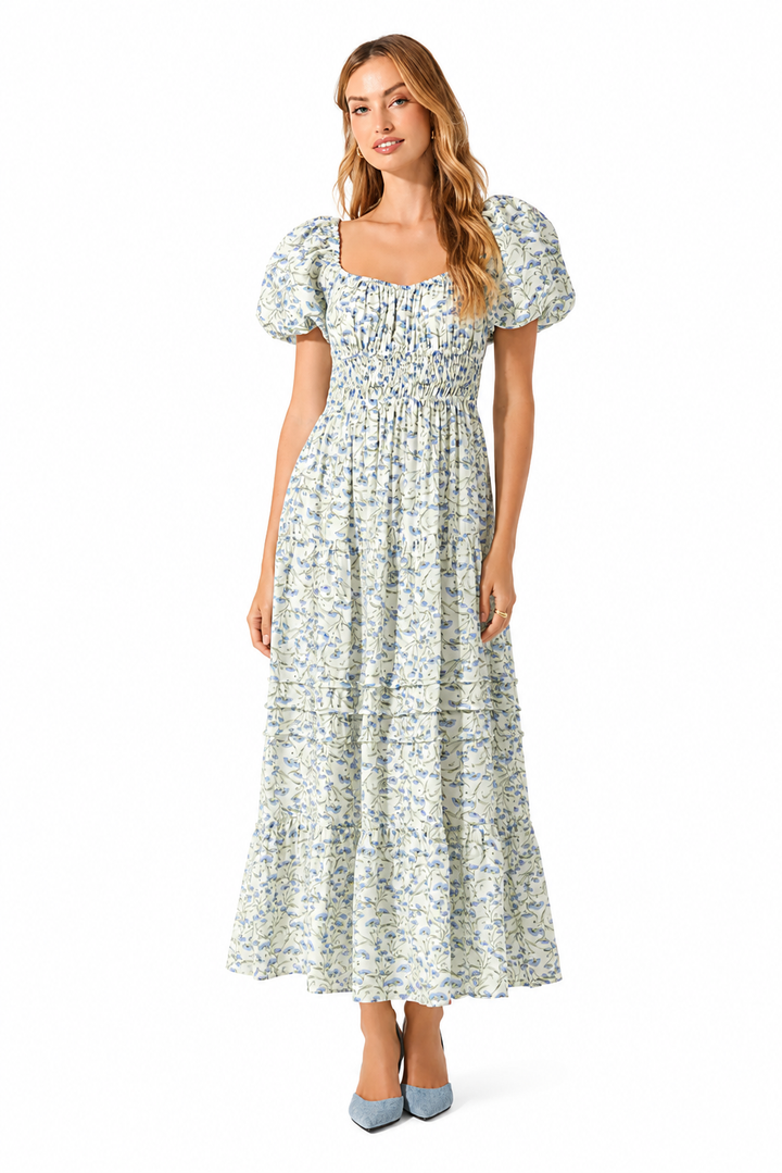 Florentina Floral Tiered Maxi Dress