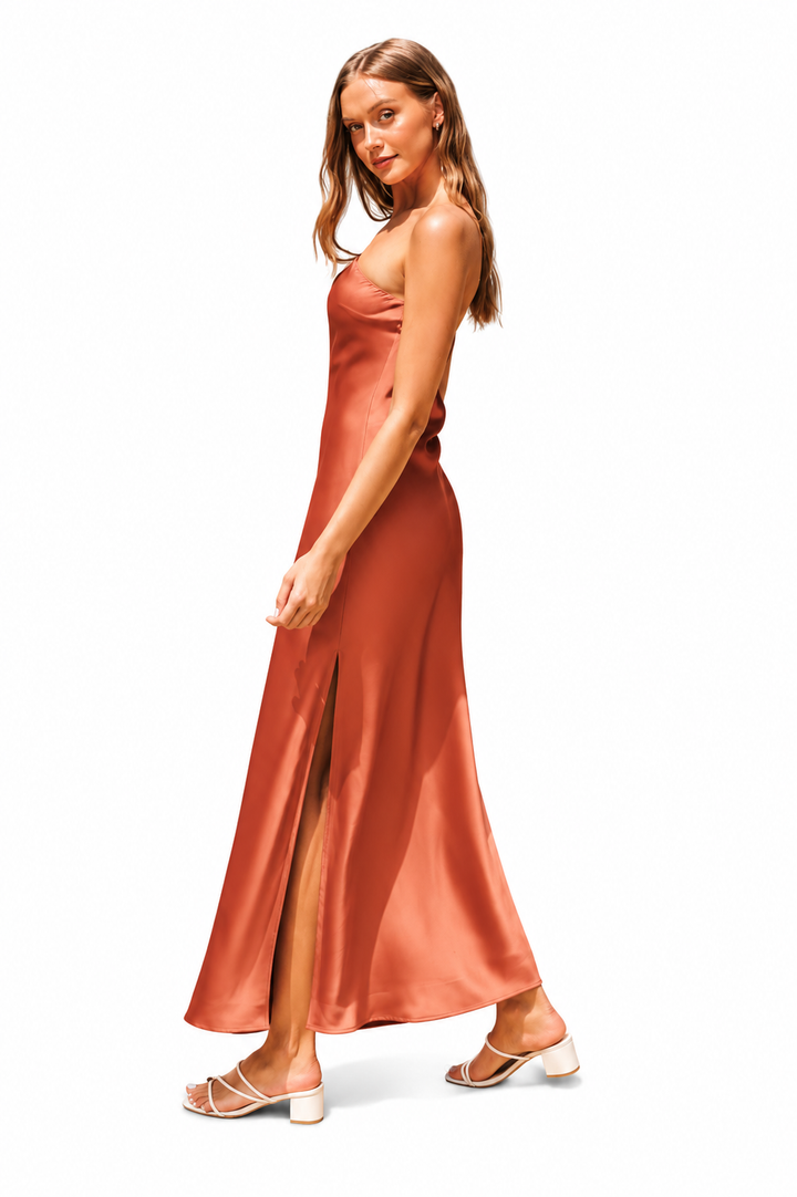 Going Out Strapless Bias Cut Maxi Dress