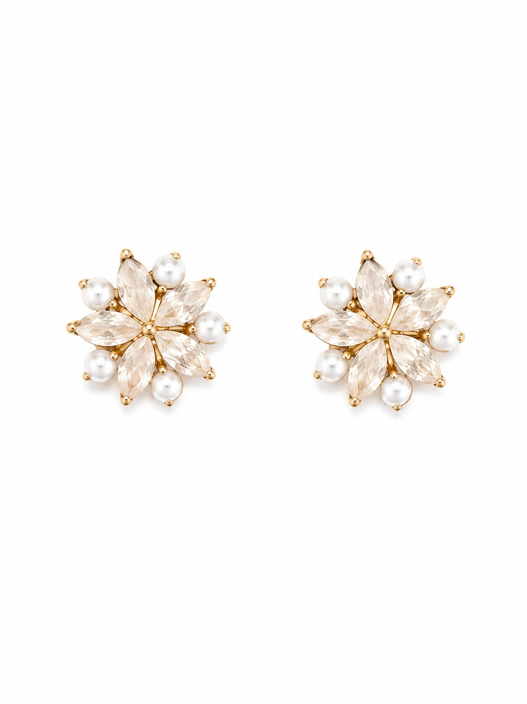 Pearla Blossom Stud Earrings