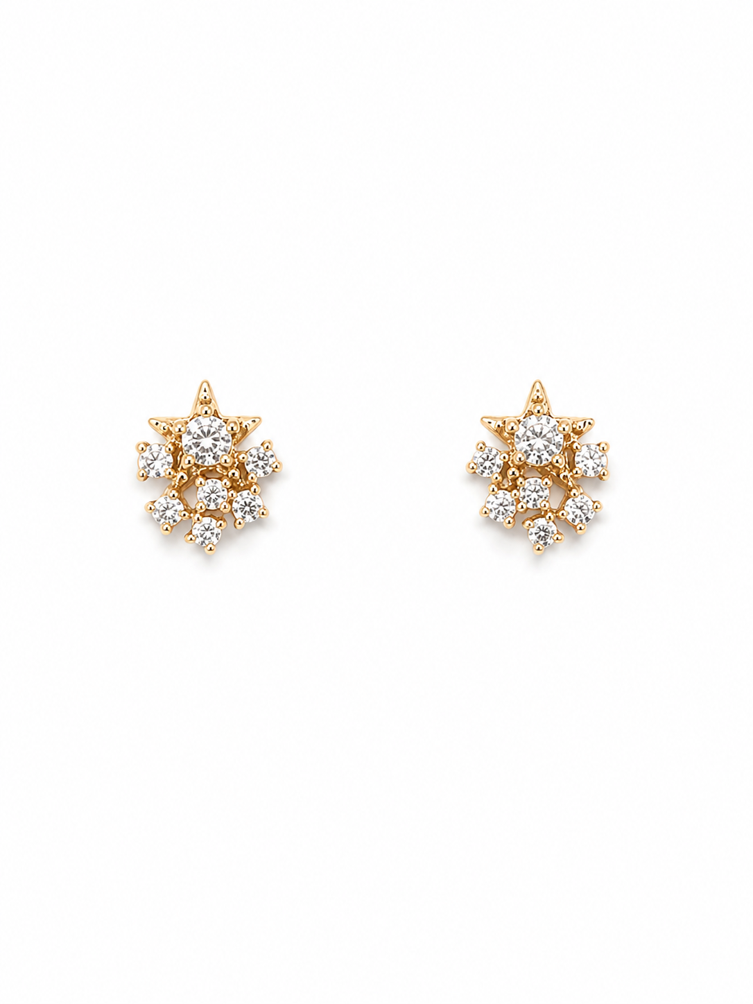 Celestial Starburst Stud Earrings