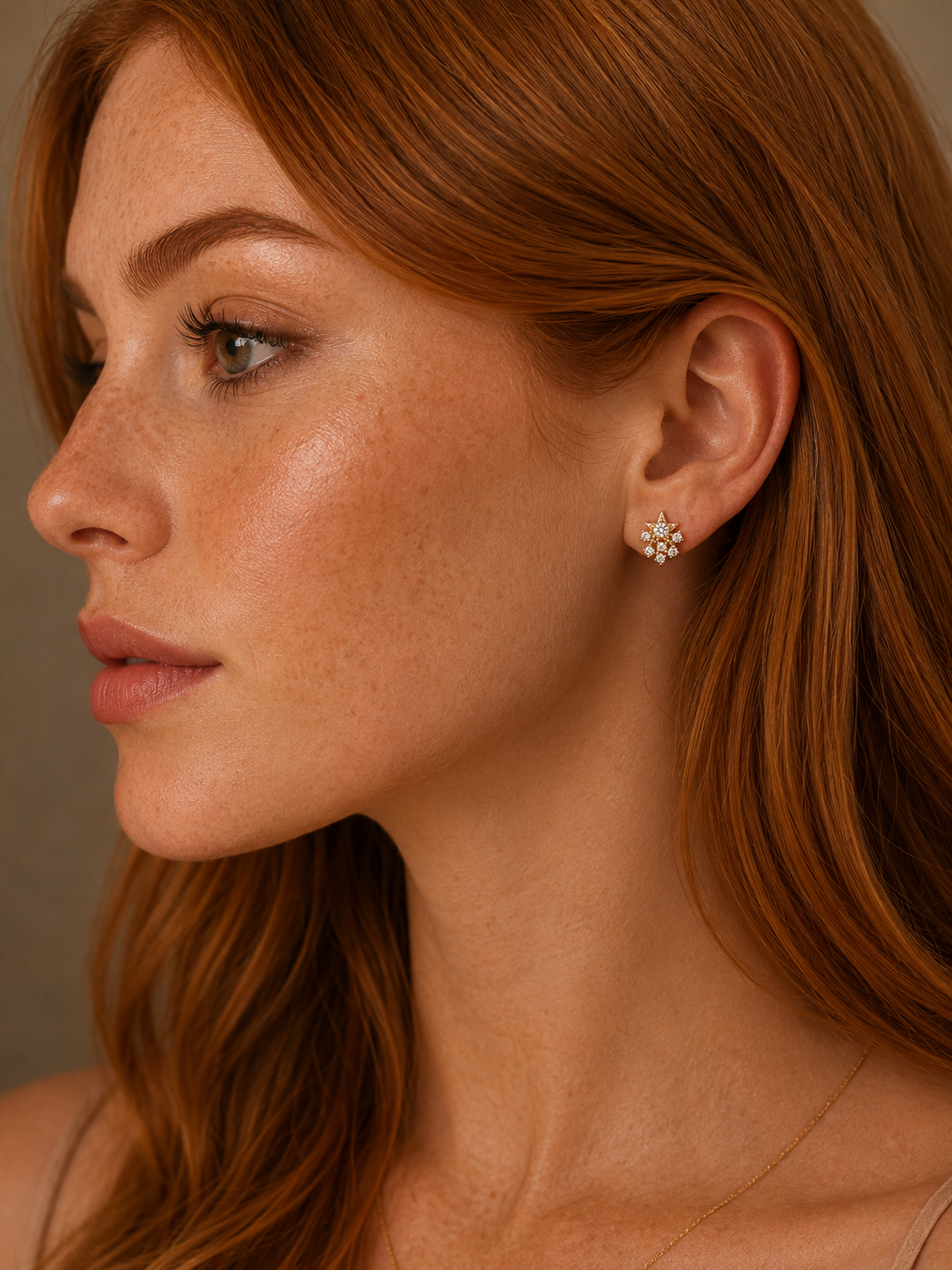 Celestial Starburst Stud Earrings