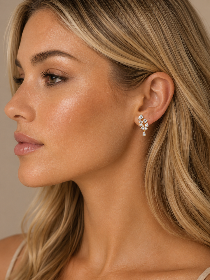 Willow Vine Drop Earrings