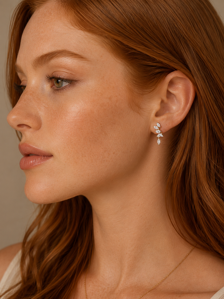 Laurel Ear Climber Earrings