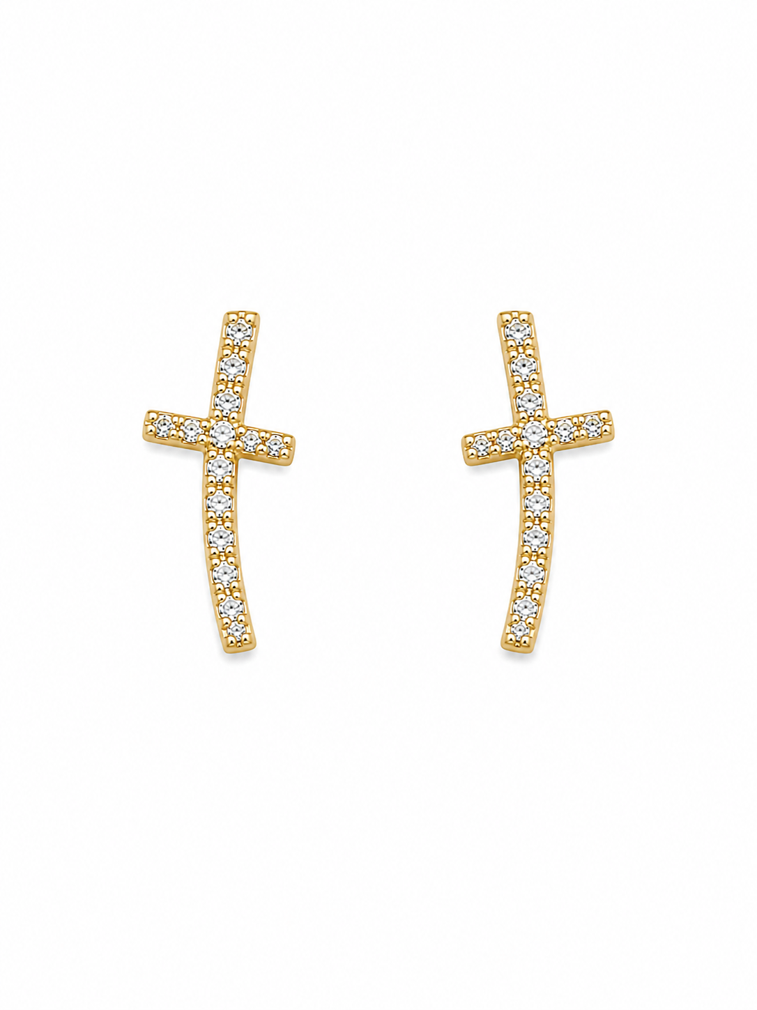 Cross Stud Earrings