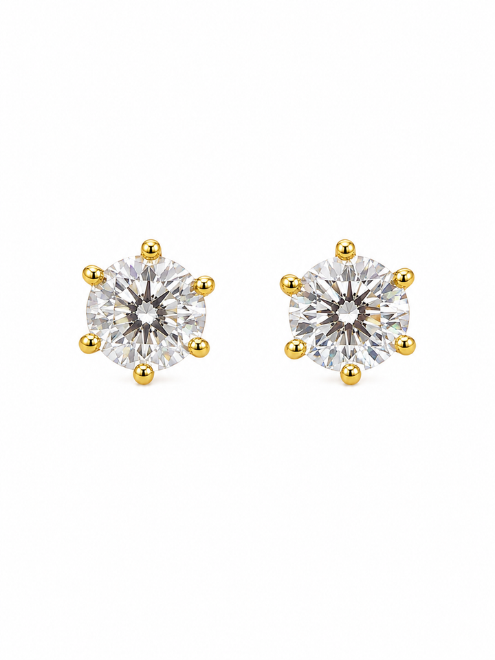 Julia 2ct stud earring