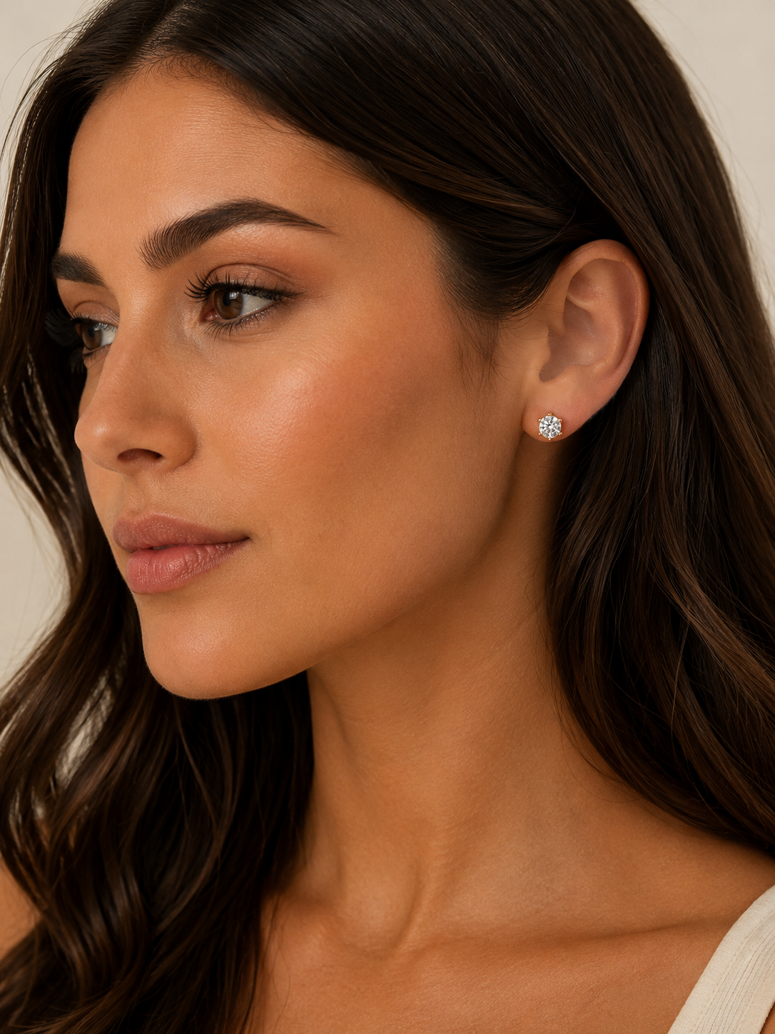 Julia 2ct stud earring
