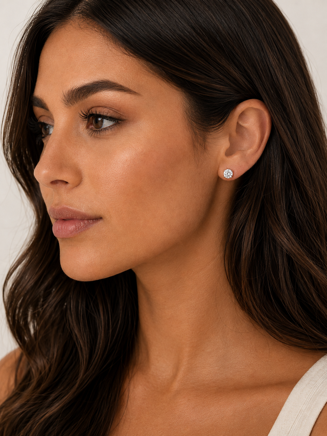 Julia 2ct stud earring